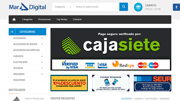 Tienda virtual Mar Digital